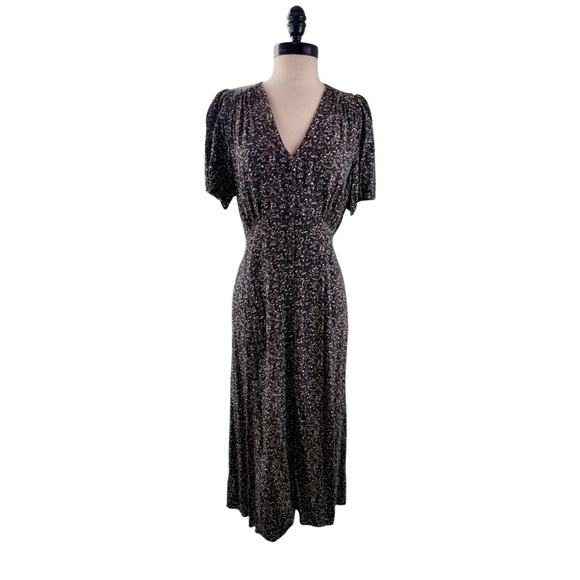 Levi's Dresses & Skirts - Levi's Black Floral Midi Dress